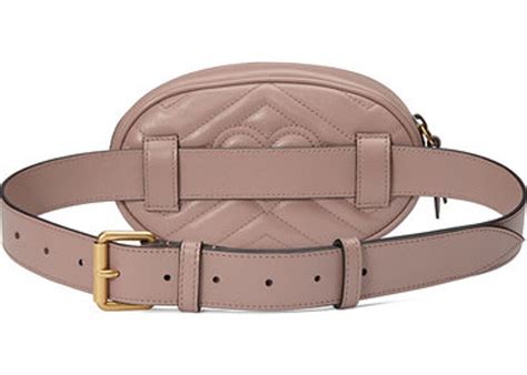 gucci dusty pink belt bag|Gucci belt bag 2 pouches.